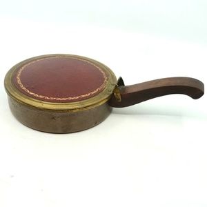VINTAGE~Park Sherman~SILENT BUTLER Crumb Catcher/ Ash Can~COPPER & WOOD